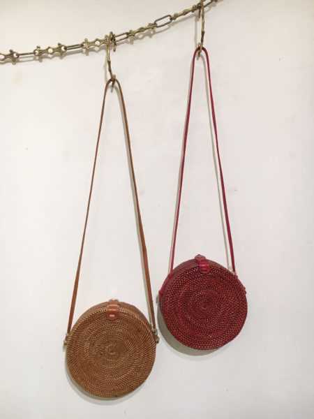 ○○◯ circle ata &rattan bag ◯○○